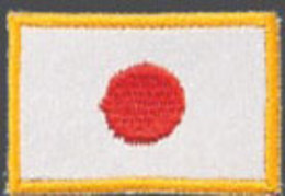 Stickabzeichen Japan-Flagge